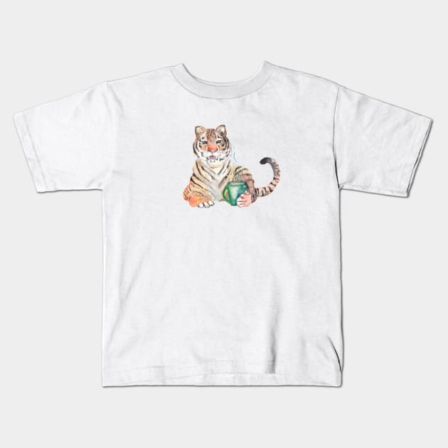 Tyger Tyger Kids T-Shirt by RavensLanding